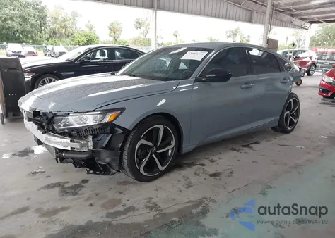 2022 Honda Accord Sport z USA, uszkodzony, nr VIN 1HGCV1F33NA066857